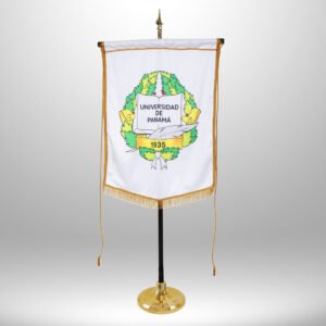 Estandartes Institucionales con poste y base – Banderas del Istmo